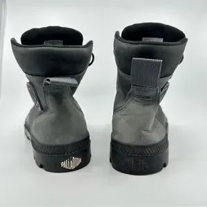Palladium Pampa Sport Cuff WPN Waterproof Mens Gray Size 10 M US 43 EU 73234-031 Palladium Mens PAMPA SPORT CUFF WPS Boots Dark Shadow Size  main image 3